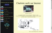 Charlotte surfe sur internet
